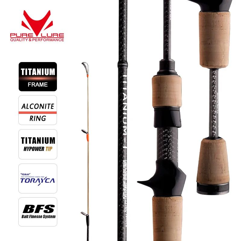 PURELURE TITANIUM-T XUL BFS Rod 0.5-6g Bait Weight 5FT 6FT P