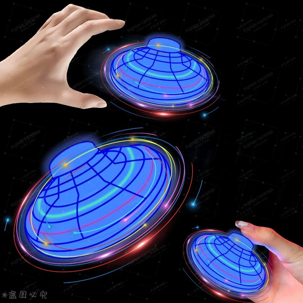 Magic Flying Helicopter Spinner Fingertip Upgrade Flight Gyr