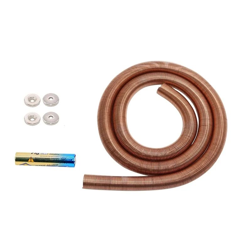 Science experiment electromagnetic Induction power train chi