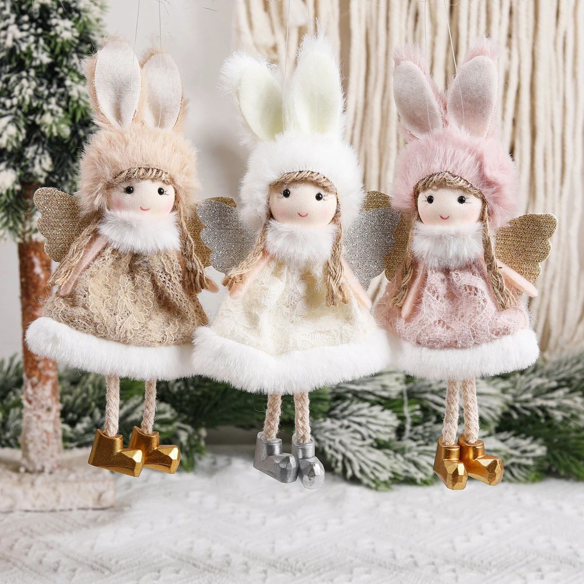 Christmas Angel Dolls Merry Christmas ree Decoration for Hom