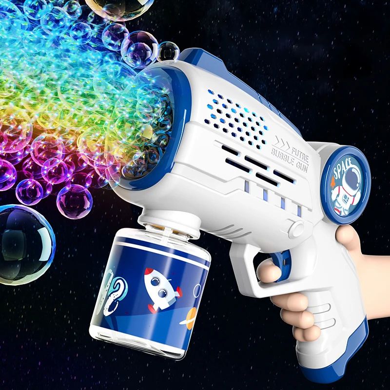 New Children Bubble Gun Toy Astronaut Fully Automatic Bubble