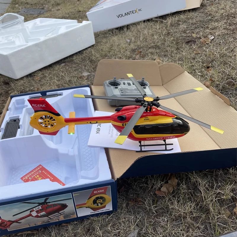 Rc Helicopter C190 Six-Channel Single-Propeller Flybarless H