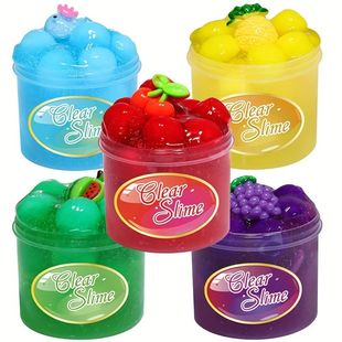 70ML Butter Slime Set Marshmallow Fruit Slime Super Soft Sre