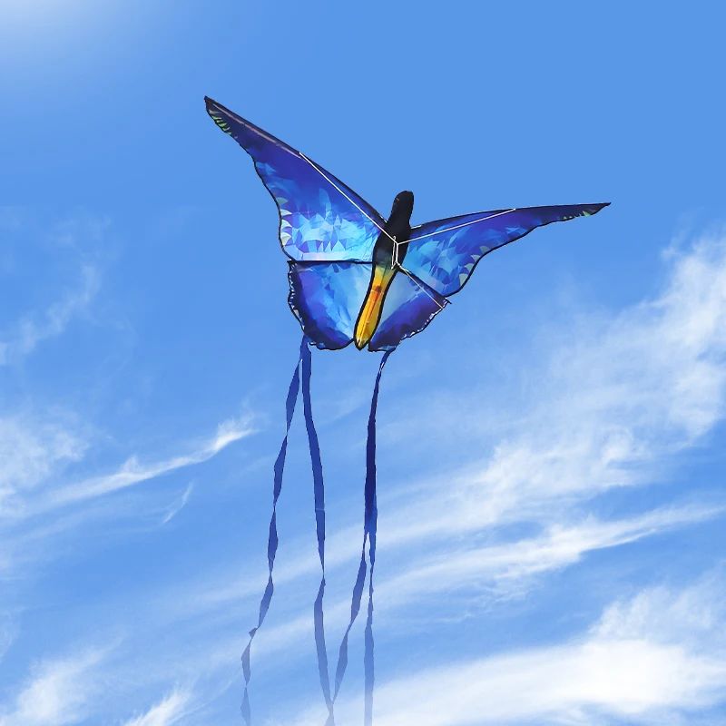 YongJian Crystal Butterfly Kite Beautiful Blue Kite Outdoor