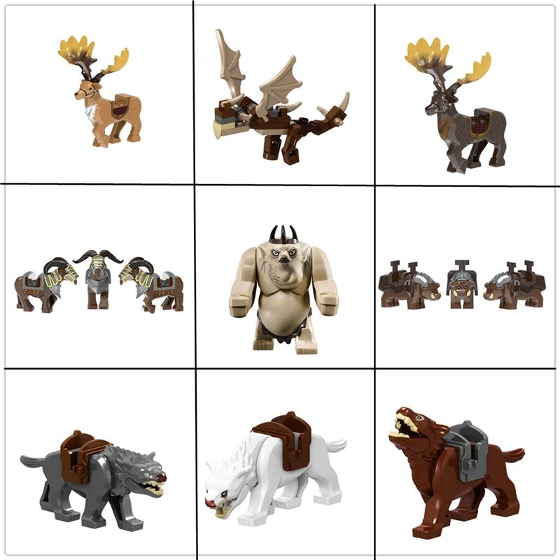 Magic Middle Series Classic Animals Building Blocks Creative