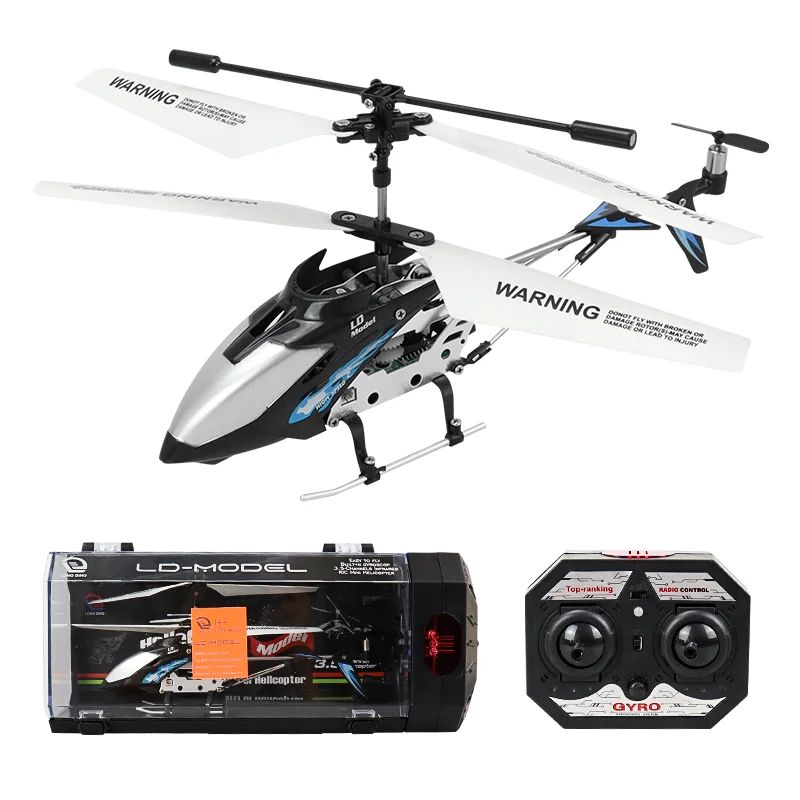 3.5CH Alloy Remote Control Helicopter with Light USB Chargin