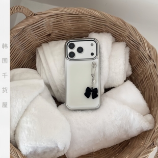 dustdusty韩国代购 ins风黄色渐变17promax银边滴胶壳全包磁吸壳