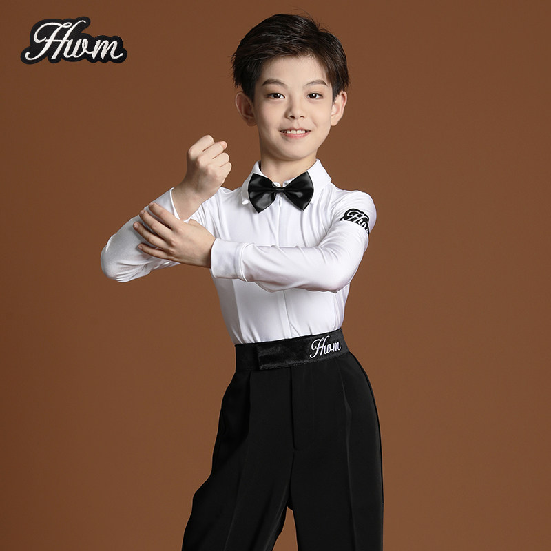 红舞魅男童拉丁摩登舞比赛规定服