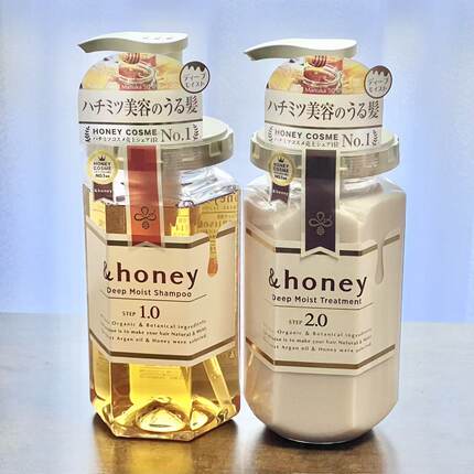 日本正品HONEY蜂蜜洗发水护发高级香味顺滑蓬松滋润修护受损发质