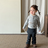 女童长袖 t恤春装 2026新款 蔗梨童装 儿童打底衫 上衣婴儿女宝衣服A类