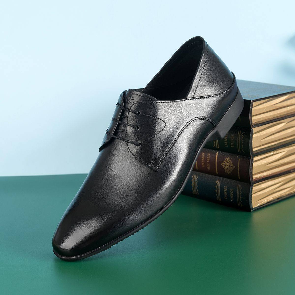 宾度2024新品牛皮革黑色商务正装系带两穿德比鞋通勤舒适男士皮鞋,流行男鞋,正装皮鞋,淘宝优惠券,粉丝福利购,淘宝优惠卷
