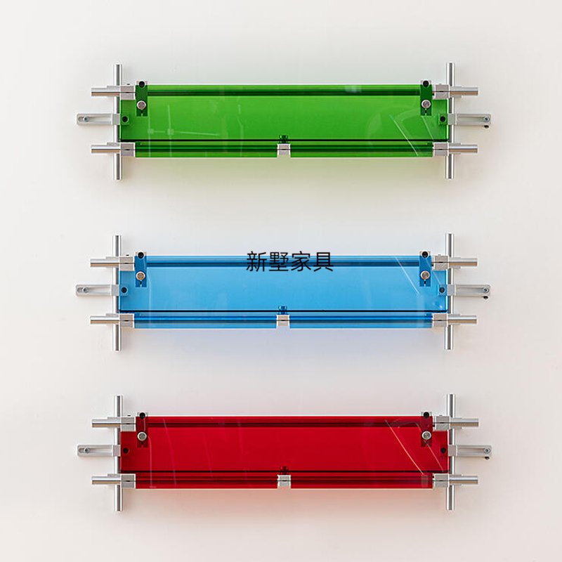 网红壁挂光轴杂志架书架亚克力