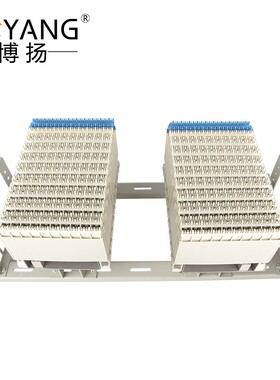 博扬 JPX01型卡接式总配线架MDF音频配线架 100回保安排2台含19