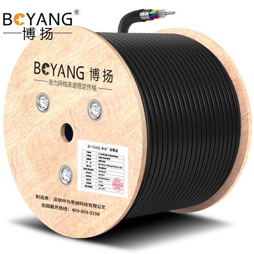 博扬（BOYANG) BY-GYTA-8B1.3 铠装8芯单模室外光缆GYTA层绞式室