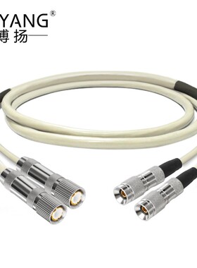 博扬 2M跳线L9-CC4 2M兆E1接头成品跳线syv75-2-1同轴电缆DDF转