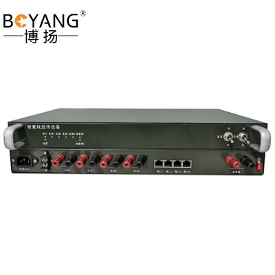 博扬 以太网被复线远传设备EDSL 电话线网桥被覆线远传4路电话+4