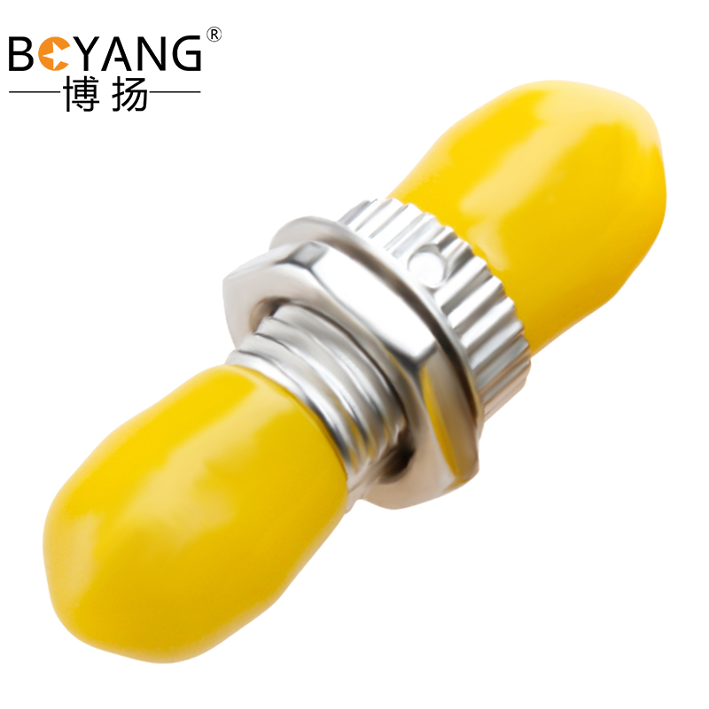 博扬（BOYANG）电信级ST耦合器 ST小D型接口光纤法兰盘适配器光