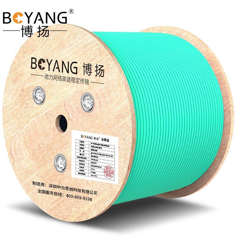 博扬(boyang)by-gjfjv-8a1-om3 8芯om3万兆多模室内光缆光纤线