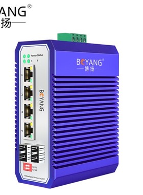 博扬(BOYANG)BY-GG204SS 环网管理型 工业交换机 千兆2光4电组