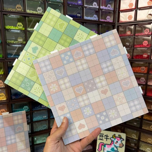 豆牛拼豆拼豆板心之系列78钉加长钉2.0豆板底板加厚耐高温手工diy