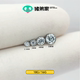 CC猪弟家 镜面抛光钛合金耳钉耳骨钉耳窝钉螺纹 碗底锆石 16G 18G