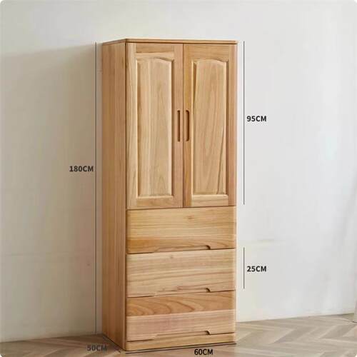 实木衣柜卧室家用储物收纳柜