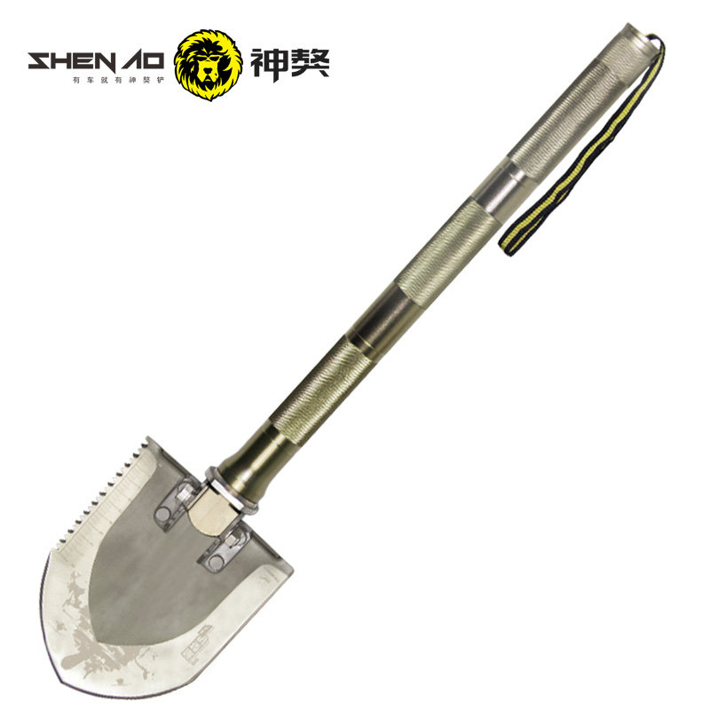 户外多功能铲子德国兵工铲工具