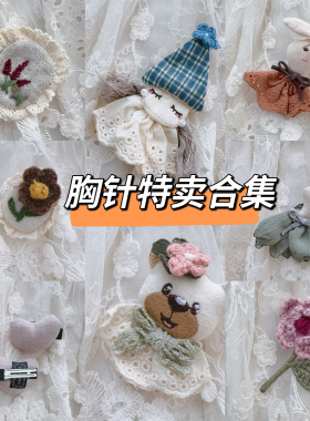 2025年 新甜美可爱 搭配胸针 发夹 特价清仓特卖