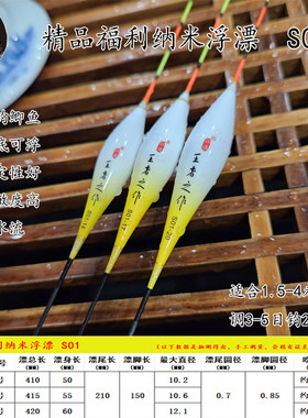 征道纳米硬尾浮漂稳定性高