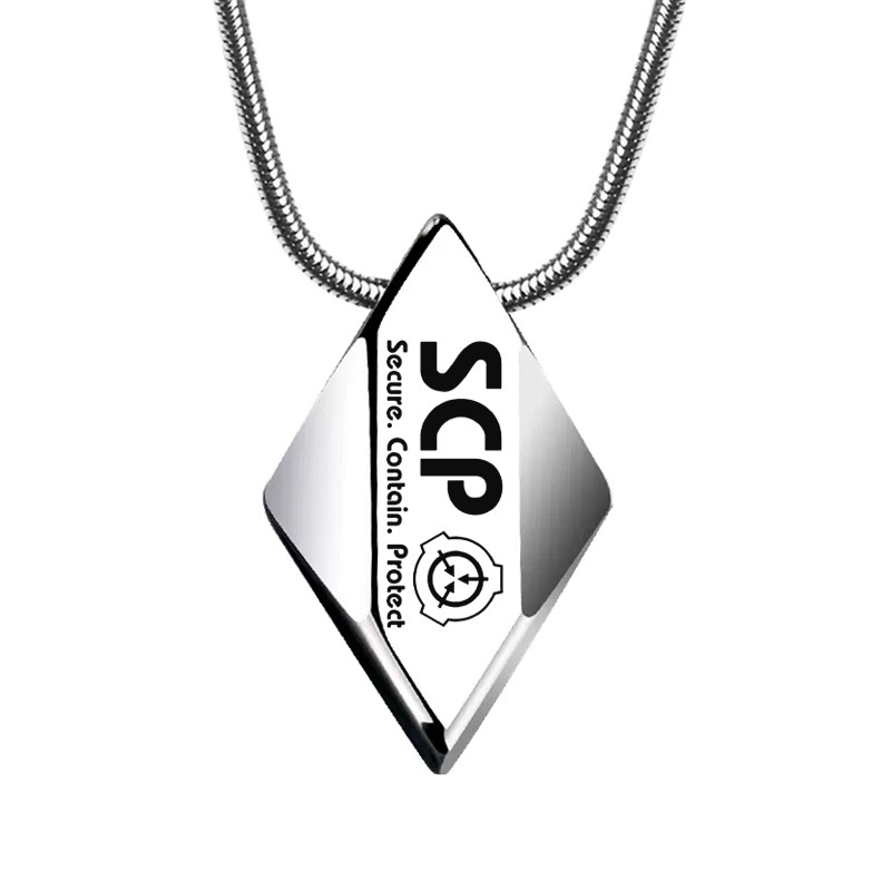 scp钨钢吊坠scp基金会周边钨金项链mtf特遣队装备九尾狐定制刻字