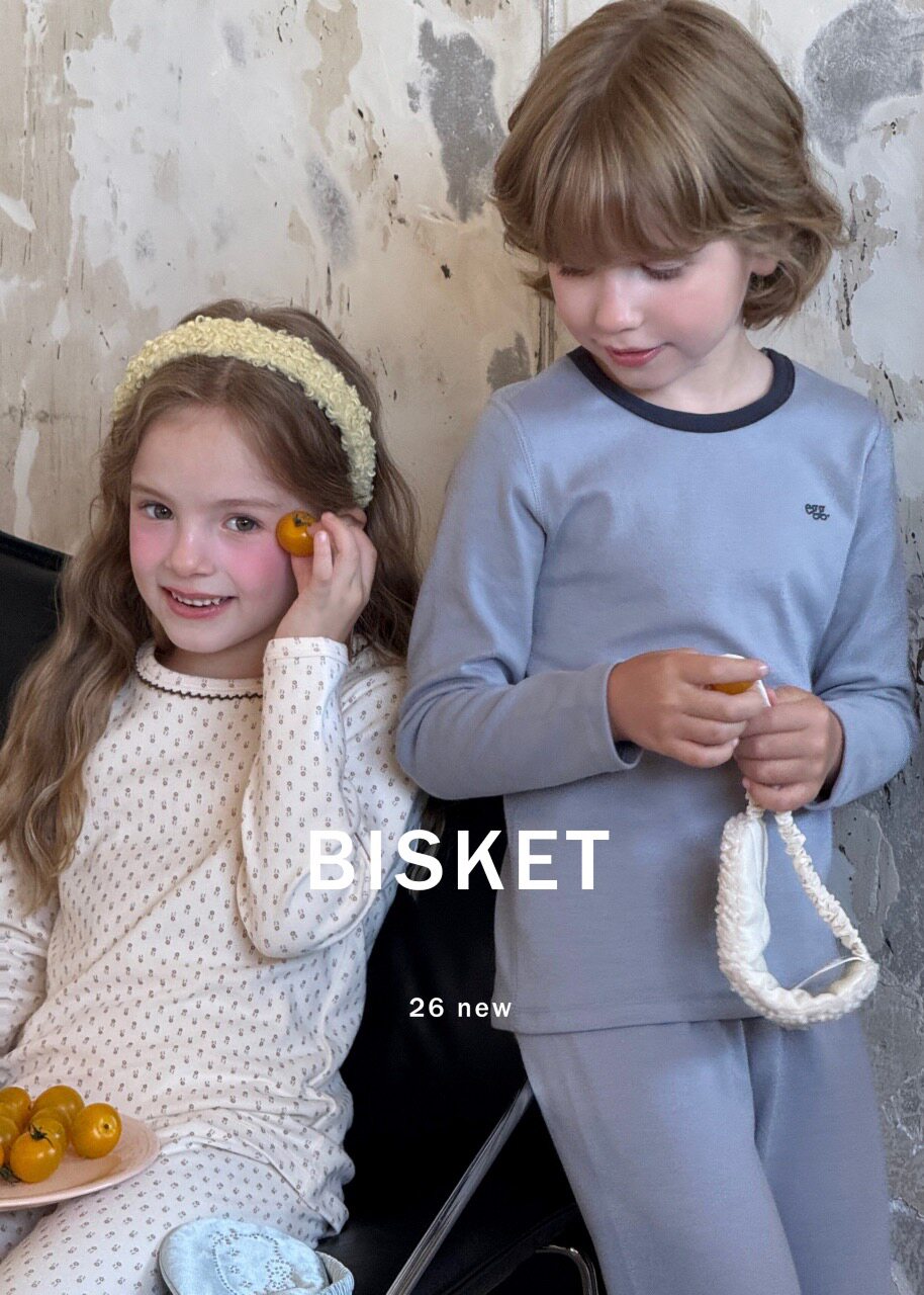Bisket贝思壳2026秋冬儿童纯棉家居服中大童保暖内衣磨毛亲子套装