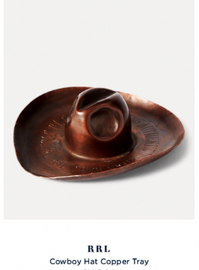RRL衣酷  RRL Cowboy Hat Copper Tray