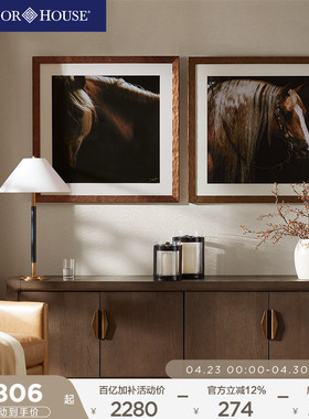 HarborHouse2025新款墙面装饰现代骏马装饰画Sipirit