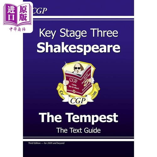 进口原版 *英国CGP KS3 English Shakespeare Text Guide - The Tempest   CGP