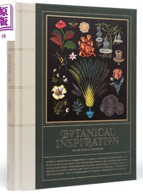进口原版 *灵感:自然艺术插画 英文原版 Botanical Inspiration   Victionary