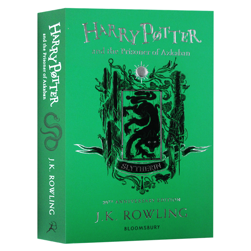 进口原版 哈利波特与阿兹卡班的囚徒 斯莱特林平装版 英文原版 Harry Potter and the Prisoner of Azkaban 全英文版正版原著进