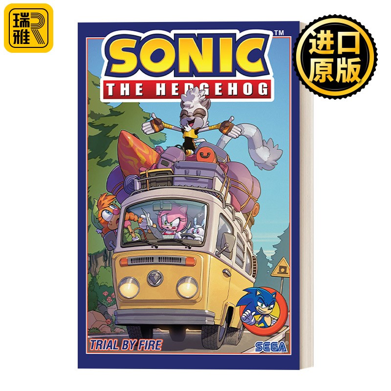 进口原版 英文原版 Sonic the Hedgehog  Vol. 12: Trial by Fire 刺猬索尼克第十二卷 英文版 进口英语原版书籍   IDW