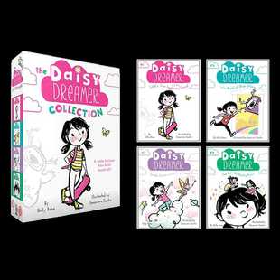 进口原版 梦想家女孩黛西儿4册盒装 英文原版 The Daisy Dreamer Collection 小学趣味故事桥梁章节书 儿童课外阅读 Holly Anna