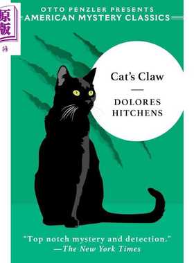 进口原版 *猫爪 Norton美国经典推理小说系列 Cat s Claw 英文原版 Dolores Hitchens 畅销流行故事   Mysterious Press