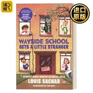 School 代课老师 进口英语原版 HarperColli 进口原版 歪歪路小学3 书籍 Little Gets 新来 Stranger Wayside 英文版 英文原版
