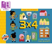 reading into 计数游戏 进口图书 儿童绘本 Level 1英文原版 进口原版 TOON Publishi Ivan 3X4 卡通漫画学阅读 Astra Brunetti