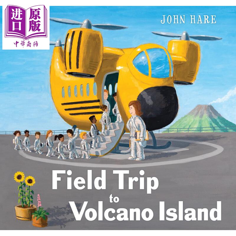进口原版 *Field Trip to Volcano Island 火山岛实地考察 John Hare 英文原版 进口图书 儿童绘本 无字书 故事图画   Random Hous