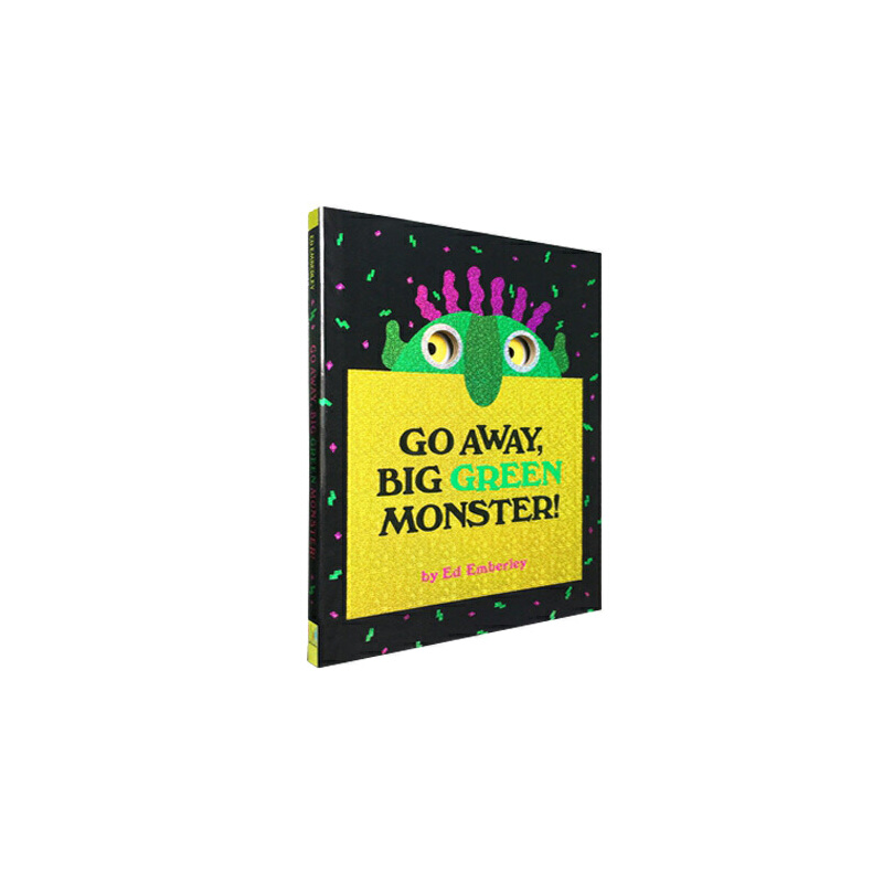 进口原版 *走开绿色大怪物 英文原版 精装 Go Away Big Green Monster!英文原版绘本 吴敏兰推荐 廖彩杏书单 儿童认   Hachette Bo