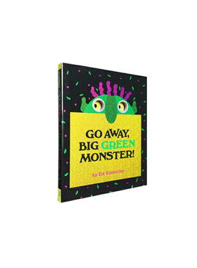 进口原版 *走开绿色大怪物 英文原版 精装 Go Away Big Green Monster!英文原版绘本 吴敏兰推荐 廖彩杏书单 儿童认   Hachette Bo