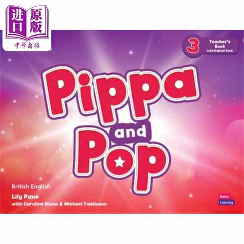 进口原版 *Pippa and Pop Level 3 Teacher's Book 剑桥幼儿英语教师用书级别3 学龄前儿童幼教启蒙识字算术 含电子   Cambridge U