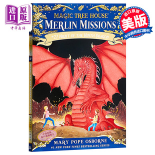 英文Merlin 魔幻故事 Ninth Boo Random House 章节书 Night the 儿童文学 进口原版 Missions 小初文学阅 树屋27 Dragon