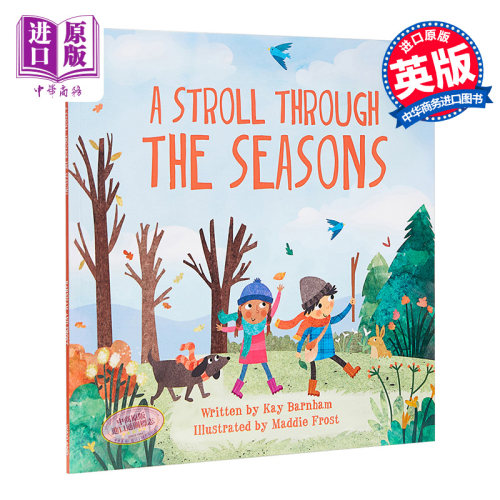 进口原版 *A Stroll Through the Seasons 的大自然：四季 儿童自然科学知识科普绘本 平装 英文原版 3-5岁   Hodder Children’s