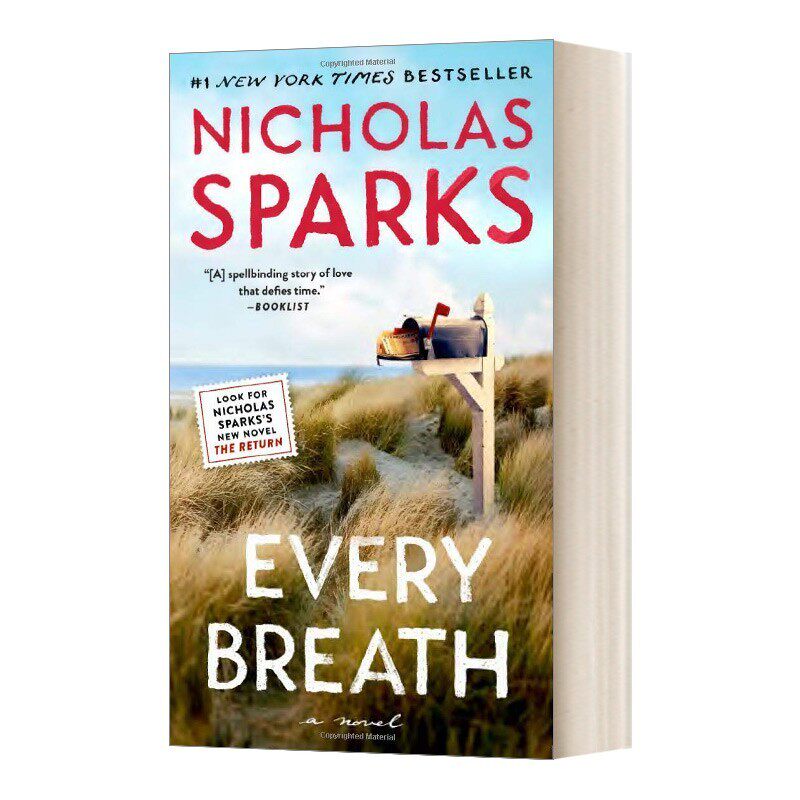进口原版 Every Breath 每次呼吸 Nicholas Sparks 英文版 进口英语原版书籍 英文原版 青春与爱情小说   Grand