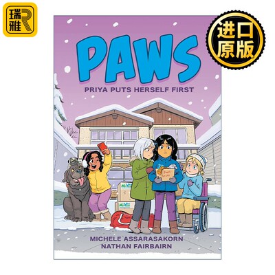 进口原版 英文原版 PAWS Priya Puts Herself First 爪子系列 普丽娅把自己放在第一位 儿童精装漫画 英文版 进口英语原版书籍