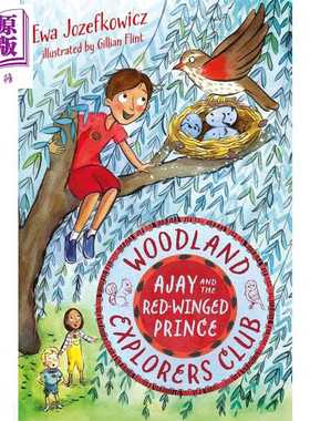 进口原版 *森林学校 阿杰与红翼王子 Ajay and the Red-winged Prince 英文原版进口 儿童小初文学黑白插图小说 推   Bloomsbury U